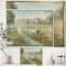 Designart - Tranquil Country Field - Farmhouse Canvas in Gold Frame